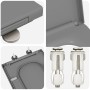 Asiento de inodoro de liberación rápida con cierre suave Duroplast Gris by , Toilet and bidet seats - Ref: Foro24-42002359, P...