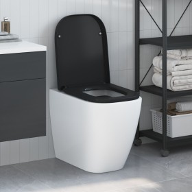 Asiento de inodoro de liberación rápida con cierre suave de duropal negro von , Toiletten- und Bidetsitze - Ref: Foro24-42002...