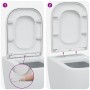 Asiento de inodoro de liberación rápida con cierre suave Duroplast Blanco by , Toilet and bidet seats - Ref: Foro24-42002361,...