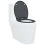 Asiento de Inodoro de Liberación Rápida con Cierre Suave Duroplast Antracita von , Toiletten- und Bidetsitze - Ref: Foro24-42...
