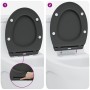 Asiento de Inodoro de Liberación Rápida con Cierre Suave Duroplast Antracita von , Toiletten- und Bidetsitze - Ref: Foro24-42...