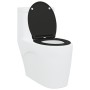 Asiento de Inodoro de Liberación Rápida con Cierre Suave Duroplast Negro by , Toilet and bidet seats - Ref: Foro24-42002364, ...