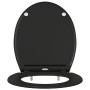 Asiento de Inodoro de Liberación Rápida con Cierre Suave Duroplast Negro by , Toilet and bidet seats - Ref: Foro24-42002364, ...