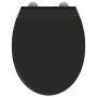 Asiento de Inodoro de Liberación Rápida con Cierre Suave Duroplast Negro by , Toilet and bidet seats - Ref: Foro24-42002364, ...