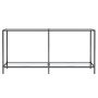 Transparenter Konsolentisch aus gehärtetem Glas, 160 x 35 x 75,5 cm von vidaXL, Seitentische - Ref: Foro24-331698, Preis: 100...