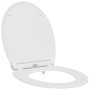 Asiento de Inodoro de Liberación Rápida con Cierre Suave de Duroplast Blanco by , Toilet and bidet seats - Ref: Foro24-420023...