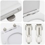 Asiento de Inodoro de Liberación Rápida con Cierre Suave de Duroplast Blanco by , Toilet and bidet seats - Ref: Foro24-420023...