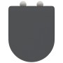 Asiento de inodoro que se cierra suave y rápido Duroplast Antracita by , Toilet and bidet seats - Ref: Foro24-42002366, Price...
