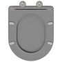 Asiento de inodoro fácil de quitar con cierre suave Duroplast Gris by , Toilet and bidet seats - Ref: Foro24-42002367, Price:...