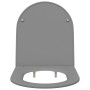 Asiento de inodoro fácil de quitar con cierre suave Duroplast Gris by , Toilet and bidet seats - Ref: Foro24-42002367, Price:...