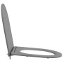 Asiento de inodoro fácil de quitar con cierre suave Duroplast Gris by , Toilet and bidet seats - Ref: Foro24-42002367, Price:...