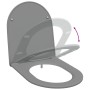 Asiento de inodoro fácil de quitar con cierre suave Duroplast Gris by , Toilet and bidet seats - Ref: Foro24-42002367, Price:...