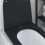 Asiento de Inodoro de Liberación Rápida con Cierre Suave - Duroplast, Negro von , Toiletten- und Bidetsitze - Ref: Foro24-420...