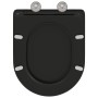 Asiento de Inodoro de Liberación Rápida con Cierre Suave - Duroplast, Negro von , Toiletten- und Bidetsitze - Ref: Foro24-420...