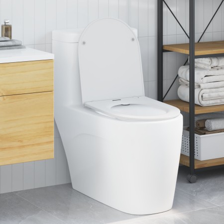 Asiento de inodoro de liberación rápida de con cierre suave de duroplast blanco by , Toilet and bidet seats - Ref: Foro24-420...