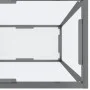 Transparent tempered glass console table 160x35x75.5 cm by vidaXL, Side tables - Ref: Foro24-331698, Price: 98,47 €, Discount: %