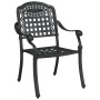 Sillas de jardín 2 pcs negras de aluminio fundido von , Gartenstühle - Ref: Foro24-42002371, Preis: 210,15 €, Rabatt: %