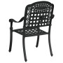 Sillas de jardín 2 pcs negras de aluminio fundido von , Gartenstühle - Ref: Foro24-42002371, Preis: 210,15 €, Rabatt: %