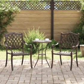 Sillas de jardín 2 pcs de bronce de aluminio fundido von , Gartenstühle - Ref: Foro24-42002374, Preis: 229,28 €, Rabatt: %