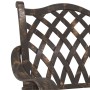 Sillas de jardín 2 pcs de bronce de aluminio fundido von , Gartenstühle - Ref: Foro24-42002374, Preis: 229,28 €, Rabatt: %