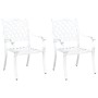 Sillas de Jardín 2 pcs de Aluminio Fundido Blanco von , Gartenstühle - Ref: Foro24-42002376, Preis: 237,93 €, Rabatt: %