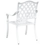 Sillas de Jardín 2 pcs de Aluminio Fundido Blanco von , Gartenstühle - Ref: Foro24-42002376, Preis: 237,93 €, Rabatt: %