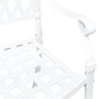 Sillas de Jardín 2 pcs de Aluminio Fundido Blanco von , Gartenstühle - Ref: Foro24-42002376, Preis: 237,93 €, Rabatt: %