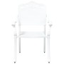 Silla de Exterior Blanca Metal 62 x 64 x 93 cm Duradera von , Gartenstühle - Ref: Foro24-42002380, Preis: 229,28 €, Rabatt: %