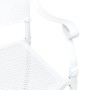 Silla de Exterior Blanca Metal 62 x 64 x 93 cm Duradera von , Gartenstühle - Ref: Foro24-42002380, Preis: 229,28 €, Rabatt: %