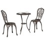 Set de Bistro de Jardín de 3 Piezas en Aluminio Fundido Bronce by , Garden sets - Ref: Foro24-42002382, Price: 168,78 €, Disc...