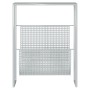 Revistero de acero plateado 35x15x45 cm de vidaXL, Revisteros - Ref: Foro24-331670, Precio: 53,26 €, Descuento: %