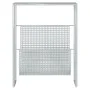 Silver steel magazine rack 35x15x45 cm by vidaXL, Magazine racks - Ref: Foro24-331670, Price: 46,92 €, Discount: %