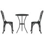 Set de Bistro de Jardín de 3 Piezas en Aluminio Fundido Negro by , Garden sets - Ref: Foro24-42002383, Price: 208,35 €, Disco...