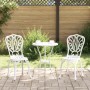 Conjunto de Bistro de Jardín de 3 Piezas de Aluminio Fundido Blanco by , Garden sets - Ref: Foro24-42002384, Price: 181,05 €,...