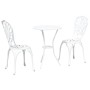 Conjunto de Bistro de Jardín de 3 Piezas de Aluminio Fundido Blanco by , Garden sets - Ref: Foro24-42002384, Price: 181,05 €,...