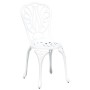 Conjunto de Bistro de Jardín de 3 Piezas de Aluminio Fundido Blanco by , Garden sets - Ref: Foro24-42002384, Price: 181,05 €,...