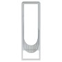Revistero de acero plateado 35x15x45 cm de vidaXL, Revisteros - Ref: Foro24-331670, Precio: 53,26 €, Descuento: %