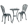 Set de Bistro de Jardín de 3 Piezas Verde de Aluminio Fundido by , Garden sets - Ref: Foro24-42002385, Price: 207,50 €, Disco...
