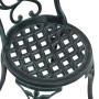 Set de Bistro de Jardín de 3 Piezas Verde de Aluminio Fundido by , Garden sets - Ref: Foro24-42002385, Price: 207,50 €, Disco...