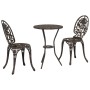 Set de Bistro de Jardín de 3 Piezas Bronce de Aluminio Fundido by , Garden sets - Ref: Foro24-42002386, Price: 168,78 €, Disc...