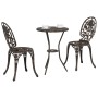 Set de Bistro de Jardín de 3 Piezas Bronce de Aluminio Fundido by , Garden sets - Ref: Foro24-42002386, Price: 168,78 €, Disc...
