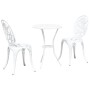 Conjunto de Bistro de Jardín de 3 Piezas Blanco de Aluminio Fundido von , Gartensets - Ref: Foro24-42002388, Preis: 181,86 €,...