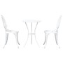 Conjunto de Bistro de Jardín de 3 Piezas Blanco de Aluminio Fundido von , Gartensets - Ref: Foro24-42002388, Preis: 181,86 €,...