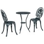 Conjunto de Bistro de Jardín de 3 Piezas Verde de Aluminio Fundido by , Garden sets - Ref: Foro24-42002389, Price: 207,50 €, ...