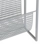 Revistero de acero plateado 35x15x45 cm de vidaXL, Revisteros - Ref: Foro24-331670, Precio: 53,26 €, Descuento: %