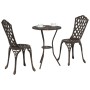Conjunto de bistró de jardín de 3 piezas en bronce de aluminio fundido von , Gartensets - Ref: Foro24-42002390, Preis: 168,78...