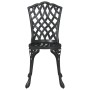 Set de Bistro de Jardín de 3 Piezas en Negro de Aluminio Fundido by , Garden sets - Ref: Foro24-42002391, Price: 168,78 €, Di...