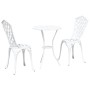 Juego de Bistro de Jardín de 3 Piezas Color Blanco en Aluminio Fundido by , Garden sets - Ref: Foro24-42002392, Price: 168,78...