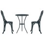 Conjunto de bistro de jardín de 3 piezas Verde de aluminio fundido von , Gartensets - Ref: Foro24-42002393, Preis: 207,50 €, ...