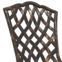 Sillas de Jardín 2 pcs Bronce de Aluminio Fundido von , Gartenstühle - Ref: Foro24-42002394, Preis: 126,70 €, Rabatt: %